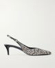 ISABEL MARANT Polyn animal-print calf hair slingback pumps - 1