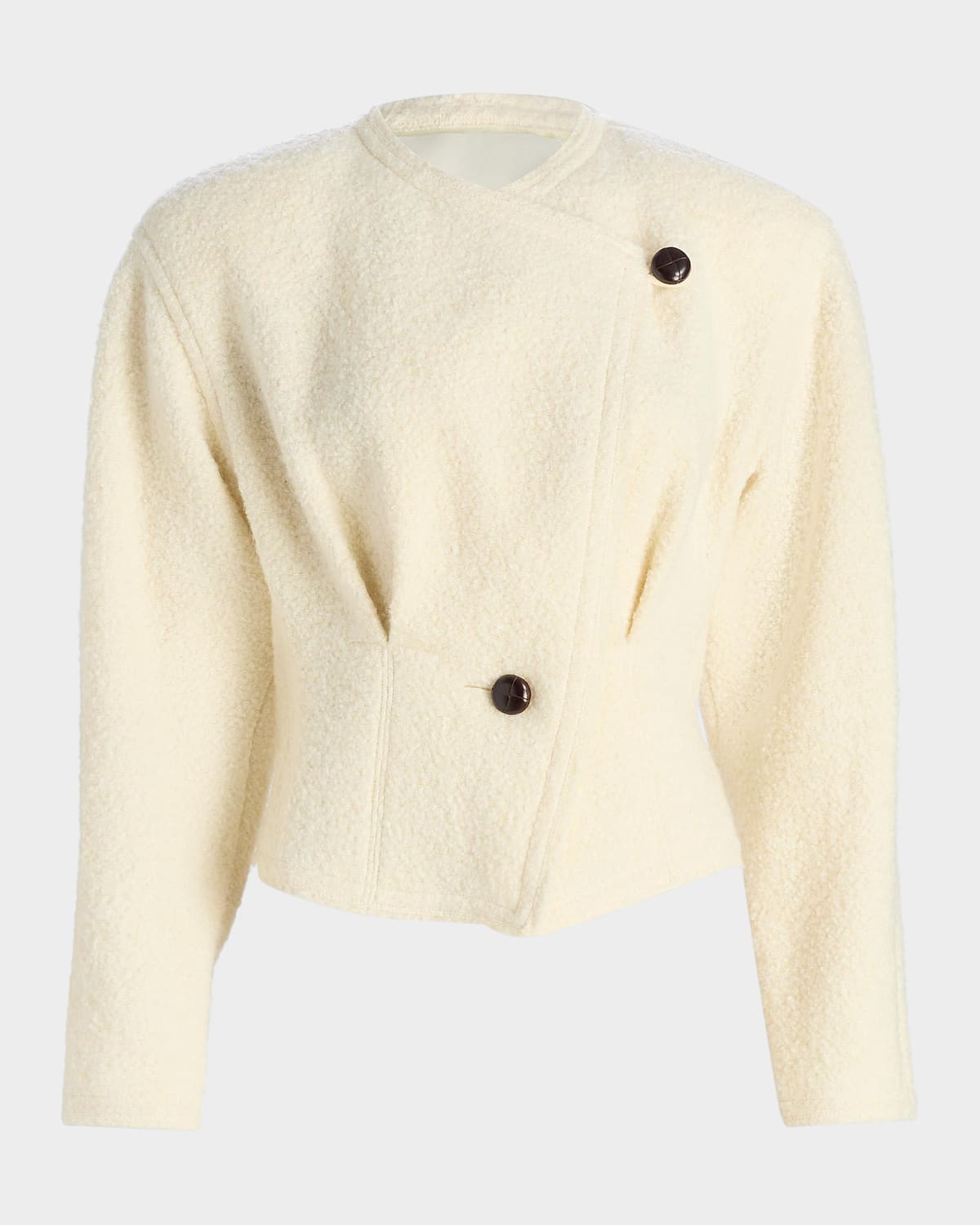 Isabel Marant Suna Wool-Blend Asymmetric Jacket