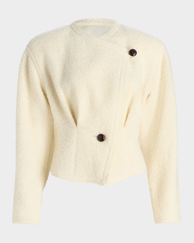Isabel Marant Suna Wool-Blend Asymmetric Jacket
