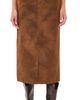 Isabel Marant Étoile Isabel Marant Étoile Bisane Faux Suede Skirt Brown - 1