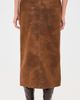 Isabel Marant Étoile Isabel Marant Étoile Bisane Faux Suede Skirt Brown - 3