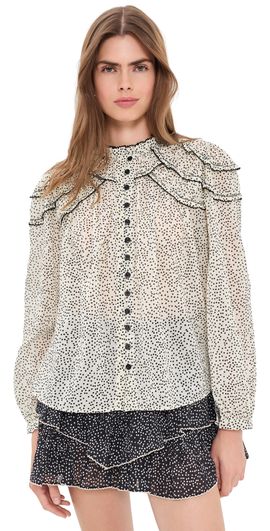 Isabel Marant Étoile Isabel Marant Étoile Christa Top Ecru/Black