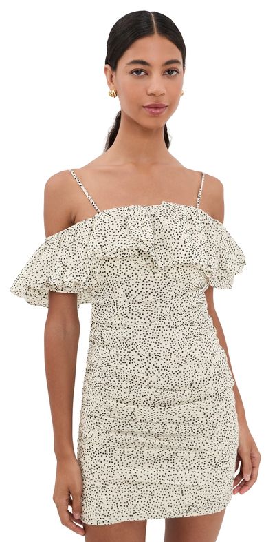 Isabel Marant Étoile Isabel Marant Étoile Davilia Mini Dress Ecru/Black