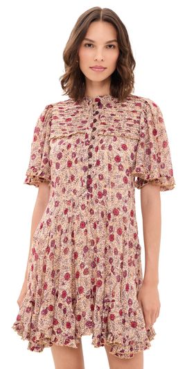 Isabel Marant Étoile Isabel Marant Étoile Daynia Dress Ecru/Raspberry