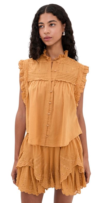 Isabel Marant Étoile Isabel Marant Étoile Dersia Top Caramel