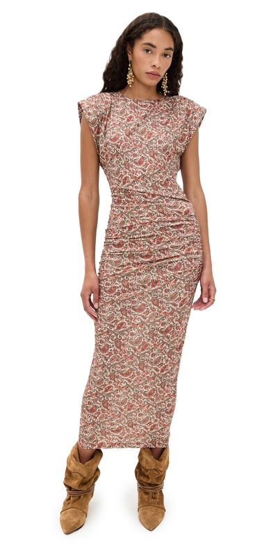 sequin bridesmaid dresses asos Isabel Marant Étoile // Brown & Cream Ruffled Plaid Dress – VSP Consignment main image 0