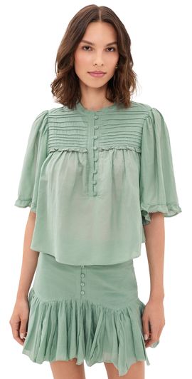 Isabel Marant Étoile Isabel Marant Étoile Douna Blouse Sage