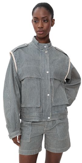 Isabel Marant Étoile Isabel Marant Étoile Edany Jacket Blue/White