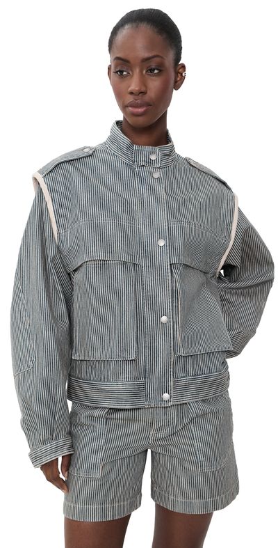 Isabel Marant Étoile Isabel Marant Étoile Edany Jacket Blue/White