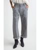 Isabel Marant Étoile Isabel Marant Étoile Ermina Hickory Stripe High Waist Straight Leg Jeans - 1