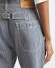 Isabel Marant Étoile Isabel Marant Étoile Ermina Hickory Stripe High Waist Straight Leg Jeans - 4