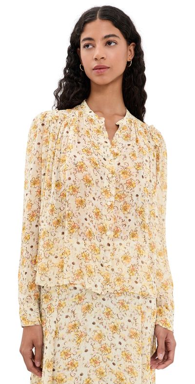 Isabel Marant Étoile Isabel Marant Étoile Florine Blouse Light Yellow/Ecru