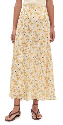 Isabel Marant Étoile Isabel Marant Étoile Fran Skirt Light Yellow/Ecru
