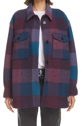 Isabel Marant Étoile Isabel Marant Étoile Harveli Buffalo Check Shirt Jacket