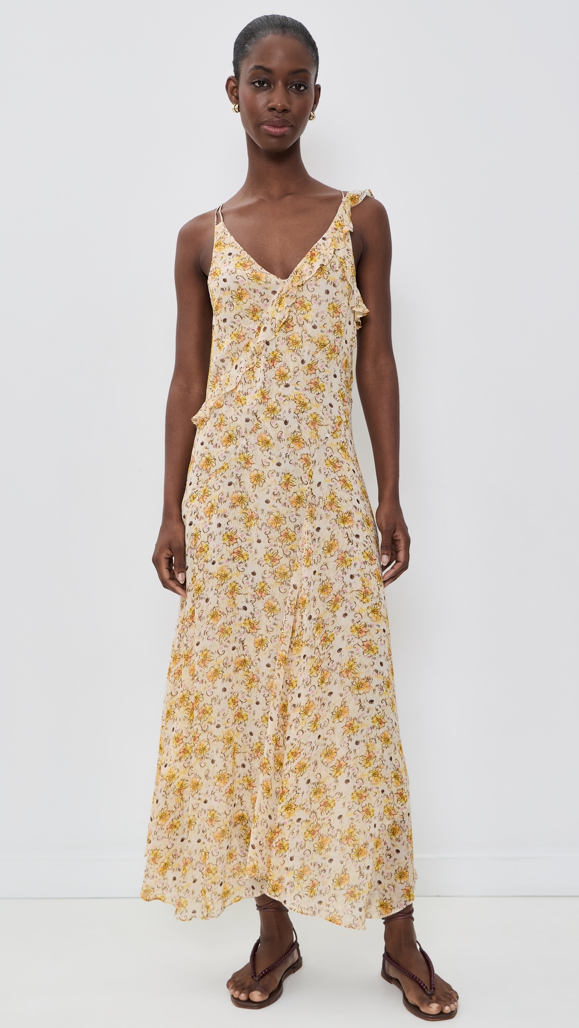 Isabel Marant Étoile - Luxie Maxi Dress Light Yellow/Ecru