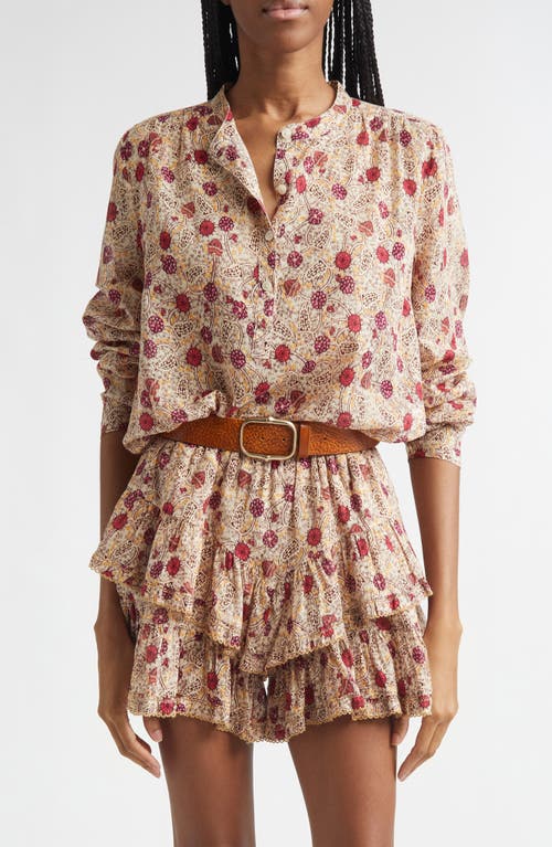 Isabel Marant Étoile Isabel Marant Étoile Maria Print Cotton Button-Up Shirt