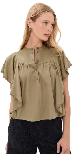 Isabel Marant Étoile Isabel Marant Étoile Marlie Blouse Light Bronze