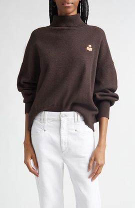 Isabel Marant Étoile Isabel Marant Étoile Nasha Logo Turtleneck Sweater