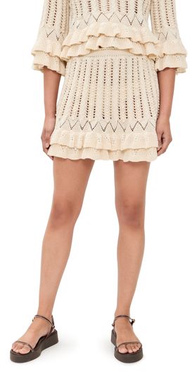 Isabel Marant Étoile Isabel Marant Étoile Nelle Ruffle Skirt Ecru