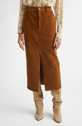 Isabel Marant Étoile Isabel Marant Étoile Odalie Corduroy Midi Skirt