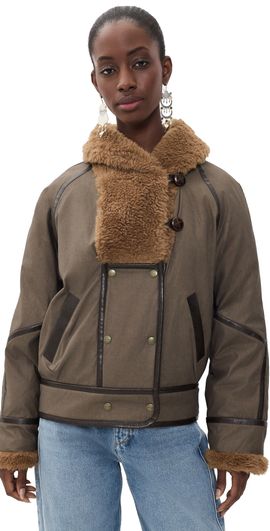 Isabel Marant Étoile Isabel Marant Étoile Olinka Jacket Brown