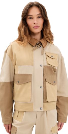 Isabel Marant Étoile Isabel Marant Étoile Risla Bomber Jacket Beige