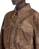 Isabel Marant Étoile Women's Karima Faux-Leather Shirt Jacket - 6
