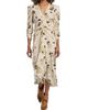Isabel Marant Women's Albini Floral Silk Cinched Midi-Dress - 2