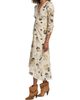 Isabel Marant Women's Albini Floral Silk Cinched Midi-Dress - 4