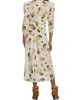 Isabel Marant Women's Albini Floral Silk Cinched Midi-Dress - 5