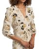 Isabel Marant Women's Albini Floral Silk Cinched Midi-Dress - 6
