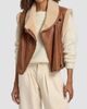 Isabel Marant Women's Alime Leather & Shearling Vest - 3