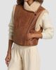 Isabel Marant Women's Alime Leather & Shearling Vest - 4