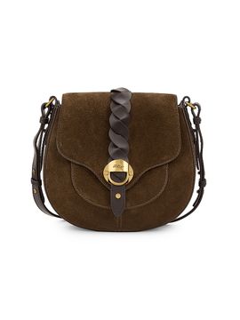 Isabel Marant Women's Altay Small Suede & Leather Saddle Bag