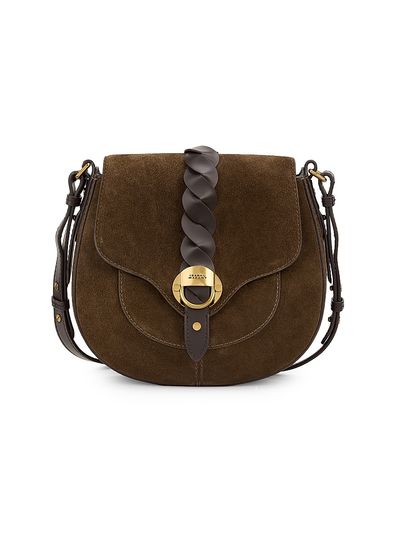 Isabel Marant Women's Altay Small Suede & Leather Saddle Bag