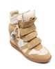 Isabel Marant Women's Bekett Suede High-Top Wedge Sneakers - 5