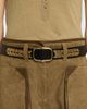Isabel Marant Women's Bolton Snake-Embossed Leather Belt - 3