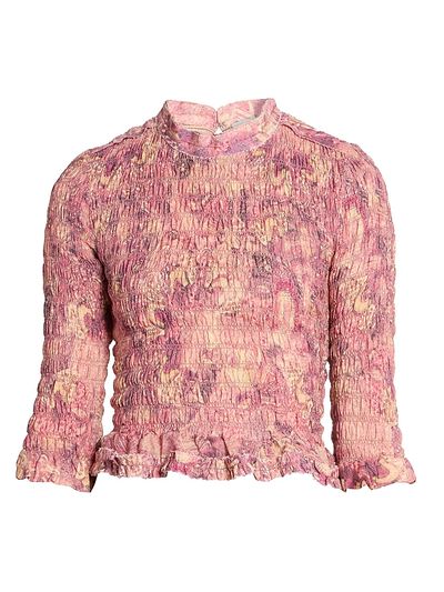 Isabel Marant Women's Carola Floral Silk Blouse
