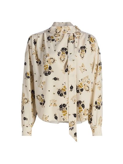 Isabel Marant Women's Fedry Floral Silk Shirt