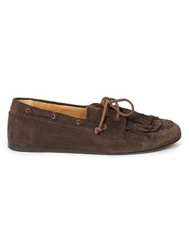 Isabel Marant Women's Fersi Tassel-Trim Suede Loafers