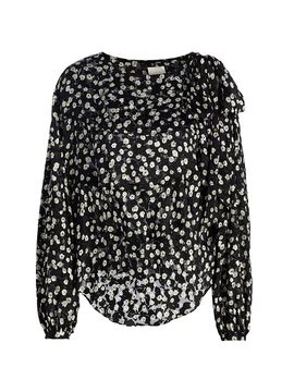 Isabel Marant Women's Firma Floral Silk-Blend Blouse
