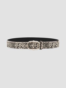 Isabel Marant Women's Holis Spotted Calf-Hair Belt