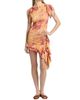 Isabel Marant Women's Janick Printed Asymmetric Minidress - 2