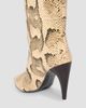Isabel Marant Women's Jany 90MM Snakeskin-Embossed Leather Boots - 7