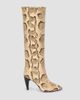 Isabel Marant Women's Jany 90MM Snakeskin-Embossed Leather Boots - 8