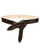 Isabel Marant Women's Lecce Reversible Snake-Embossed Leather Belt - 4