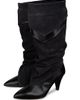 Isabel Marant Women's Lezra 75MM Slouchy Leather Boots - 2