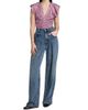 Isabel Marant Women's Lonea Floral Silk-Blend Ruched Top - 2