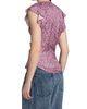 Isabel Marant Women's Lonea Floral Silk-Blend Ruched Top - 5