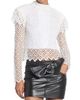 Isabel Marant Women's Ludivine Ruffle-Trim Lace Top - 3